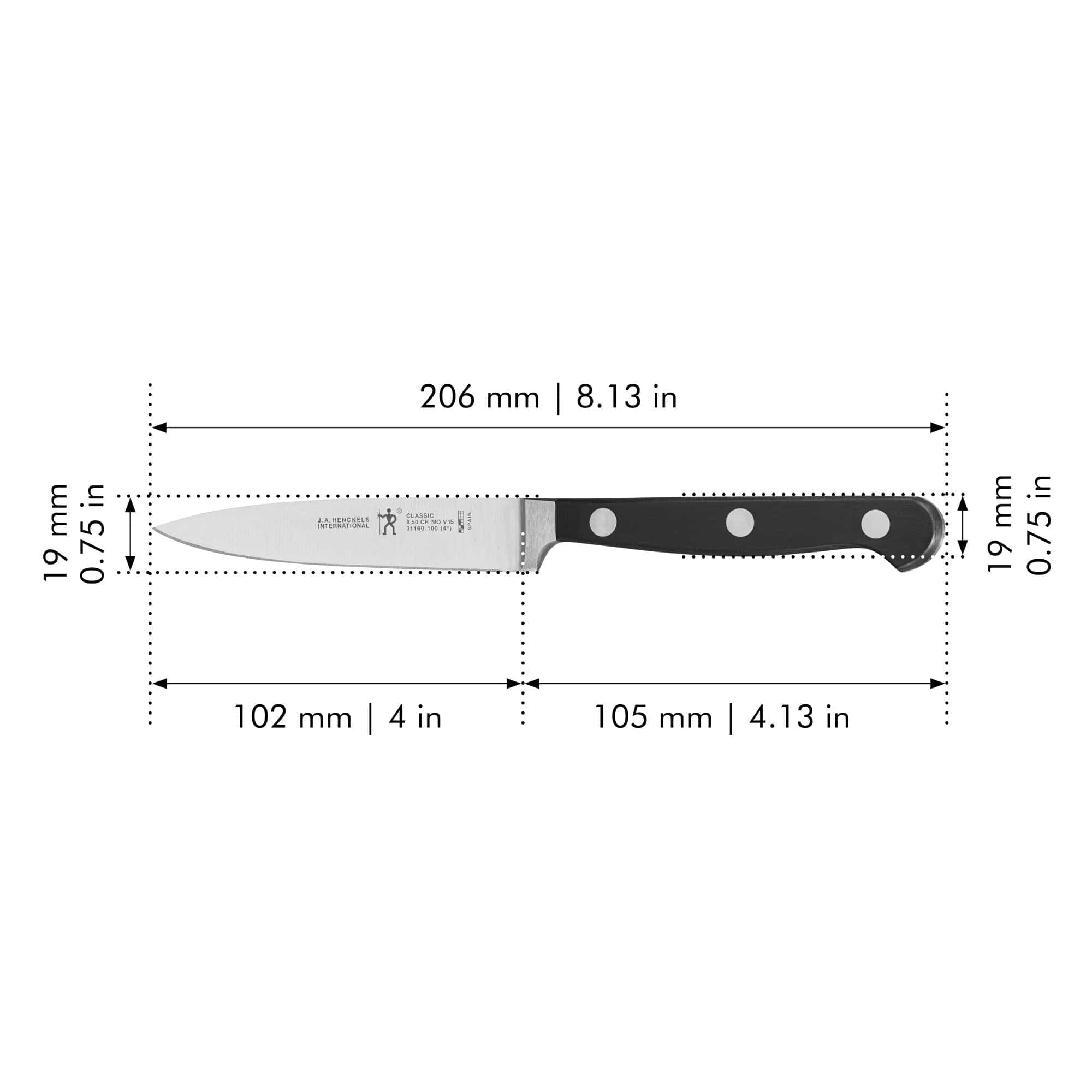 Henckels Classic 4-inch Paring/Utility Knife