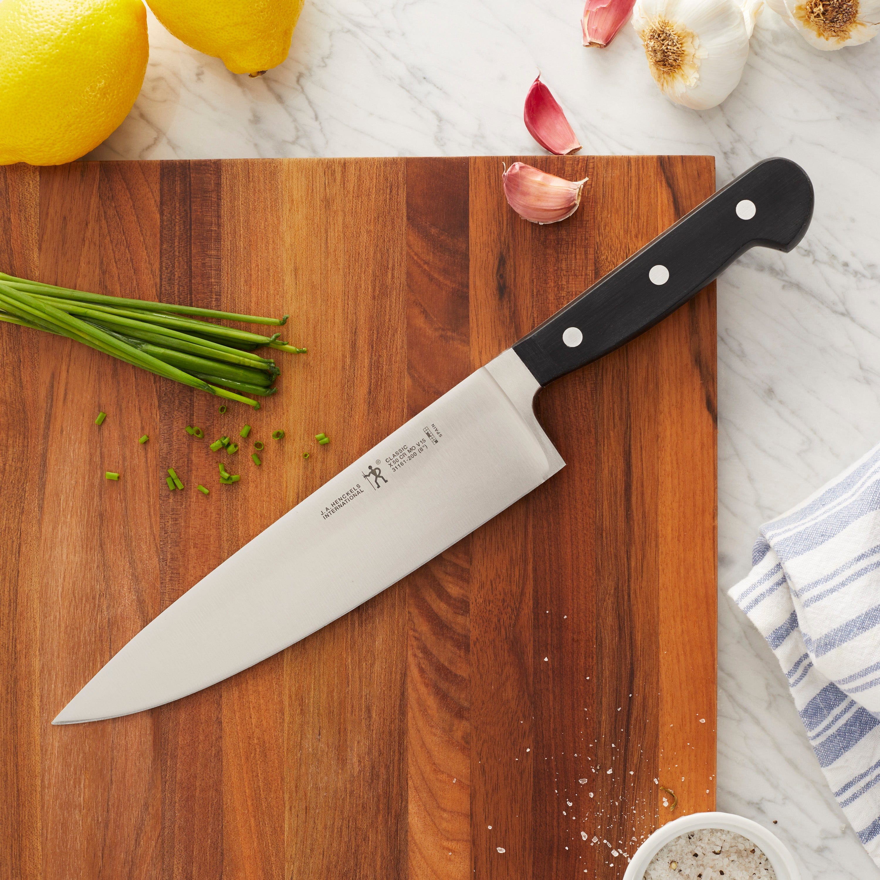 Henckels Classic Razor-Sharp 8-inch Chef's Knife, German Engineered