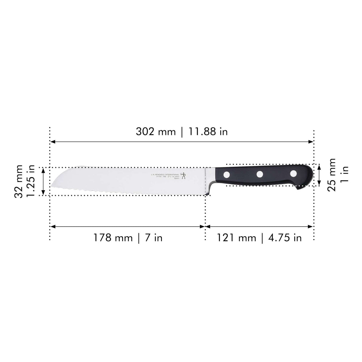 Henckels Classic 7-inch Bread Knife