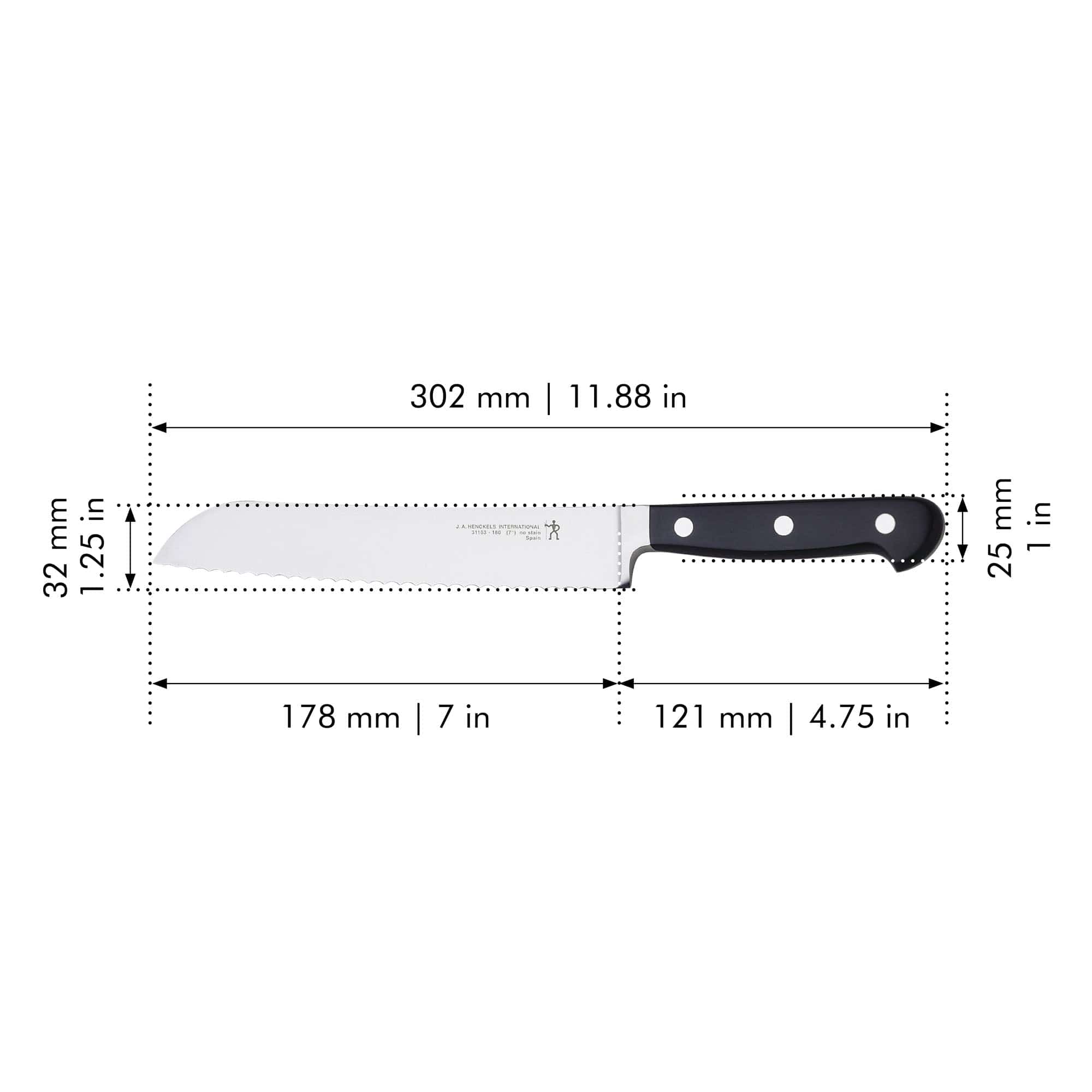 Henckels Classic 7-inch Bread Knife