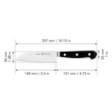 Henckels Classic 5-inch Hollow Edge Santoku Knife