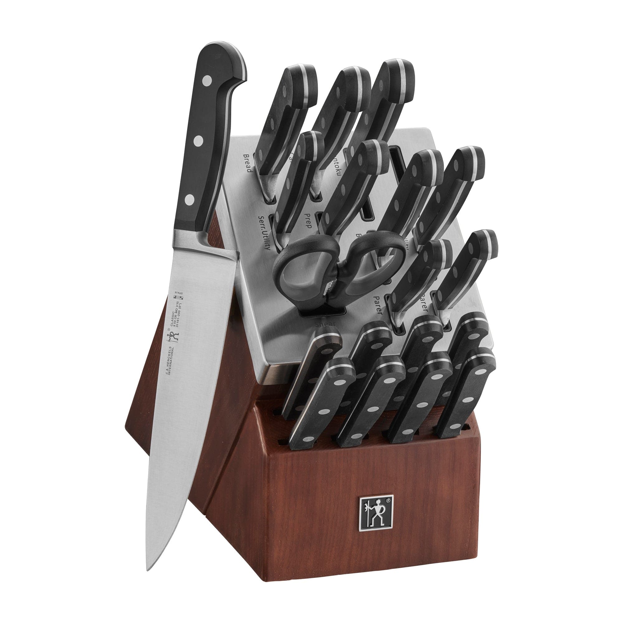 Henckels Classic 20-pc Self-Sharpening Knife Block Set