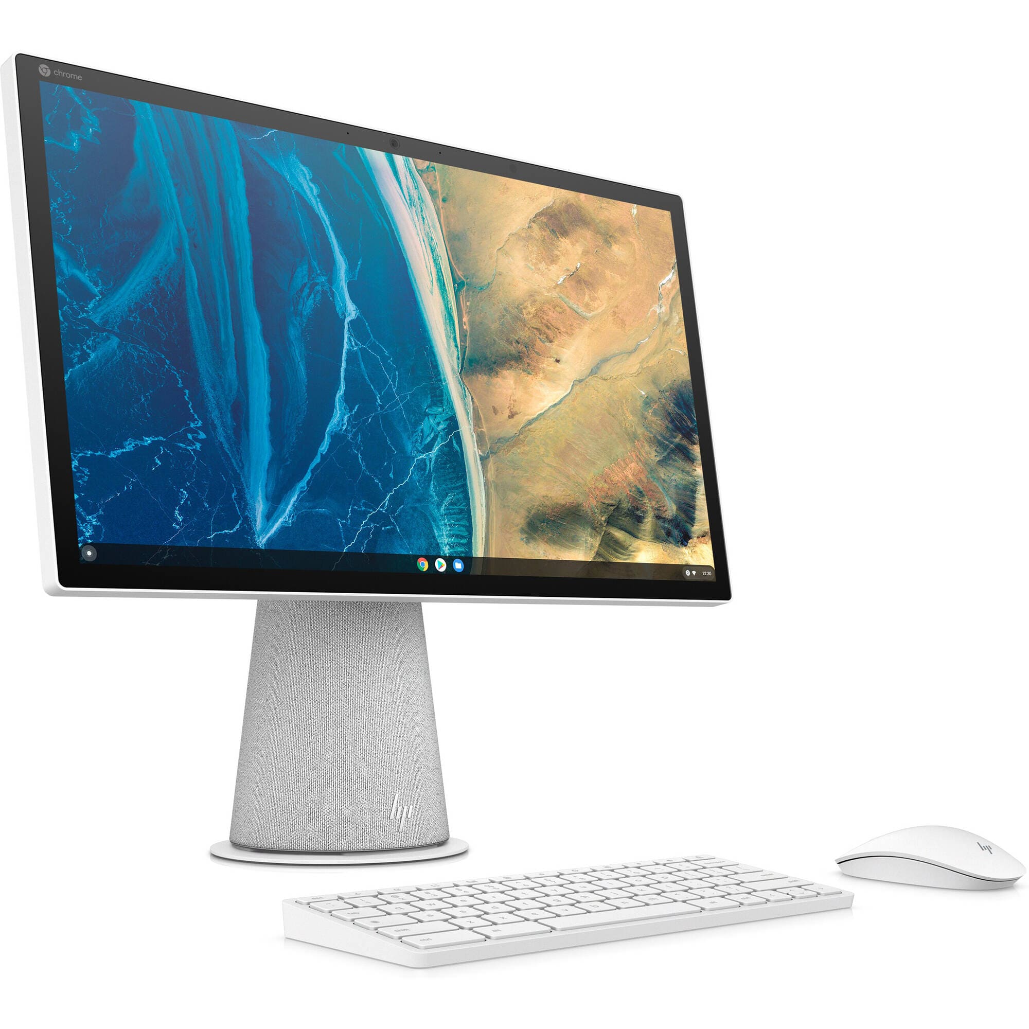 HP 22" Chromebase 22-aa0019 8GB RAM 128GB SSD Multi-Touch All-in-One Desktop Computer - Certified Refurbished