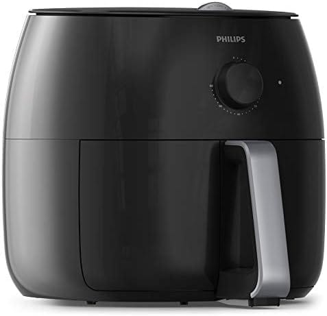 Philips Avance Airfryer XXL with Twin TurboStar Technology, Fat Removal, No Preheat Needed, Dishwasher Safe Parts, Black