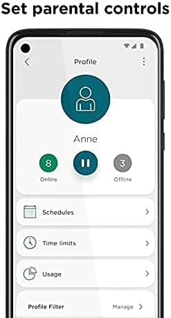Motorola Mesh WiFi System, 3-Pack, AC2200 Tri-Band, 9,000 sq ft Coverage, Router + 2 Satellites, Parental Controls, Easy Setup