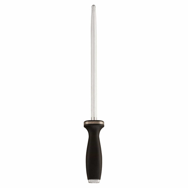Zwilling 10-inch Sharpening Steel with Stainless Steel End Cap