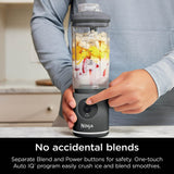 Ninja Blast Max Personal Cordless Blender for Smoothies, Frozen Drinks, Ice Crush, 20 oz. Twist & Go Vessel, Gray - Certified Refurbished