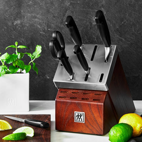 Zwilling Four Star 7-pc Self-Sharpening Block Set