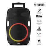 Altec Lansing Soundrover Bluetooth Wireless Rechargeable PA Speaker, Black