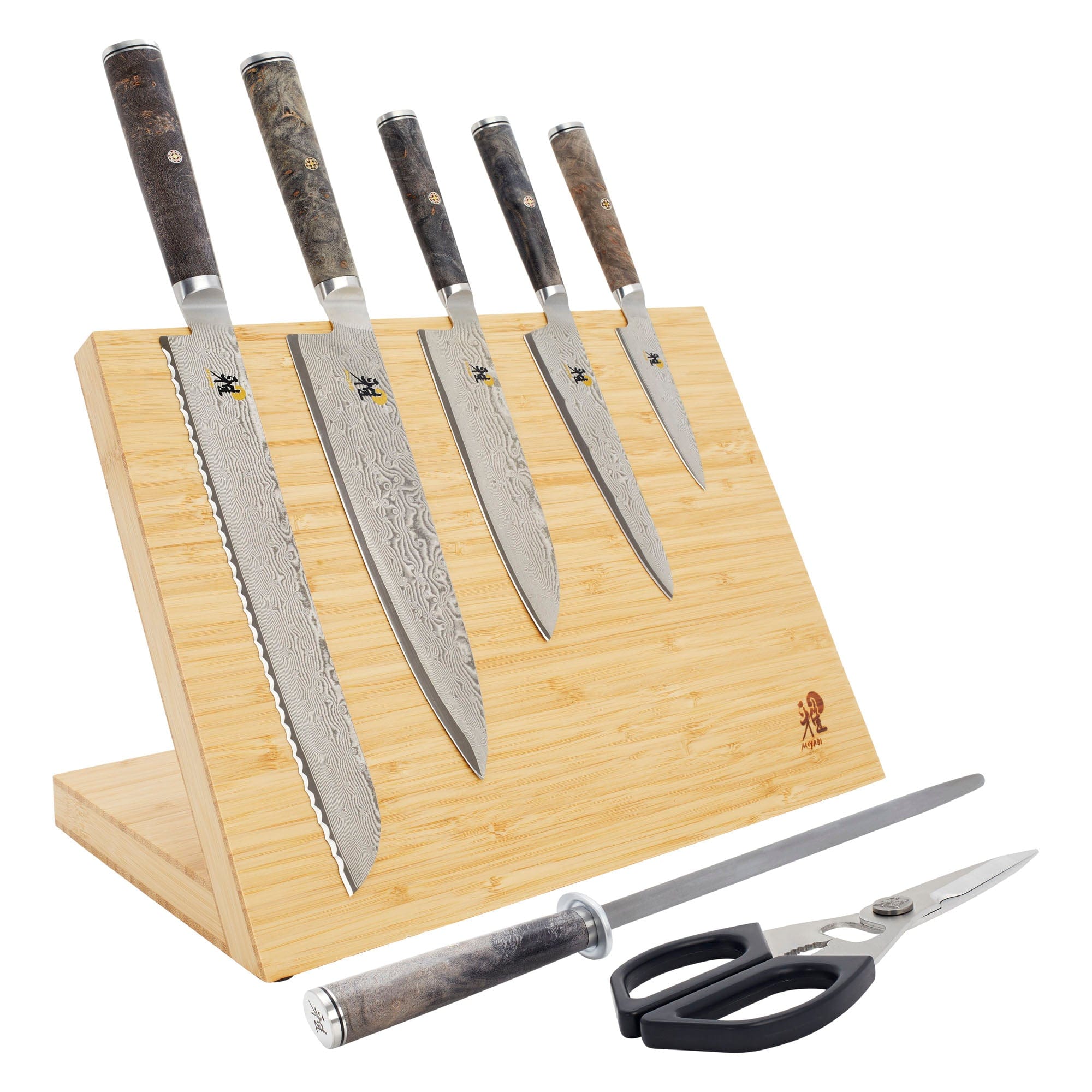 Miyabi Black 5000MCD67 8-pc Knife Block Set