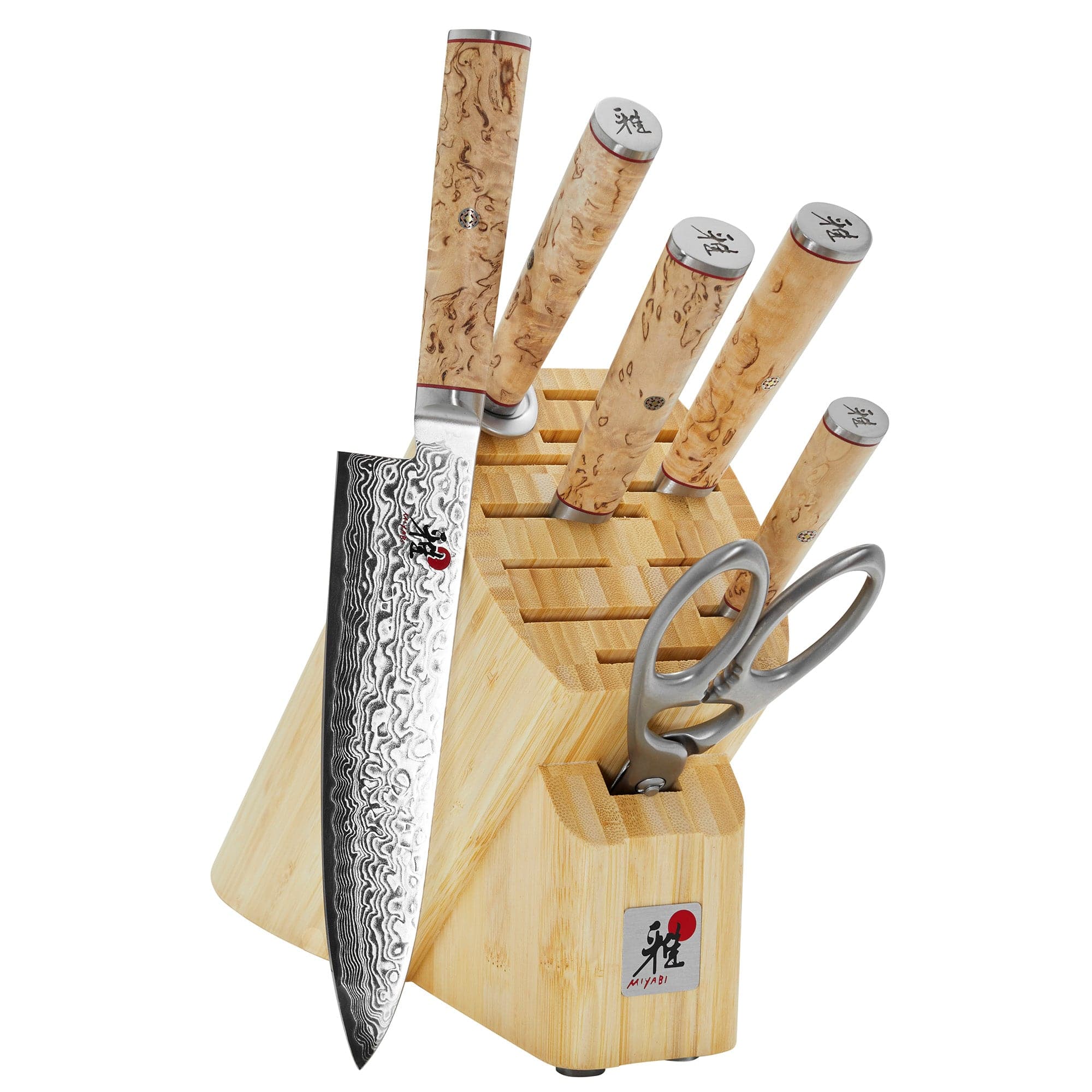 Miyabi Birchwood SG2 7-pc Knife Block Set