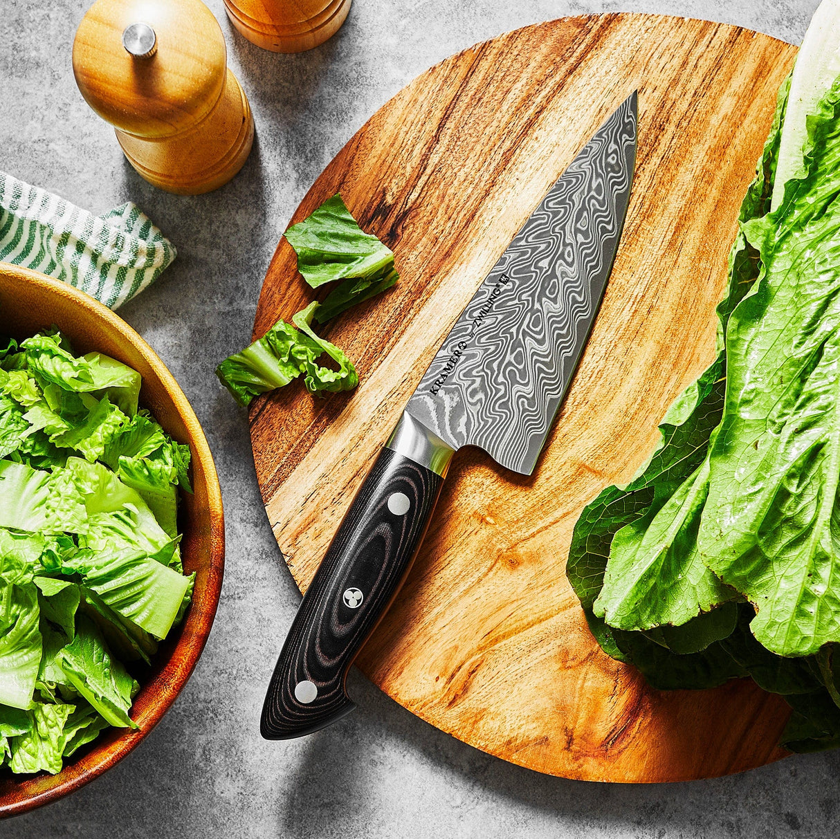 Kramer by Zwilling Euroline Damascus Collection 6-inch Chef's Knife