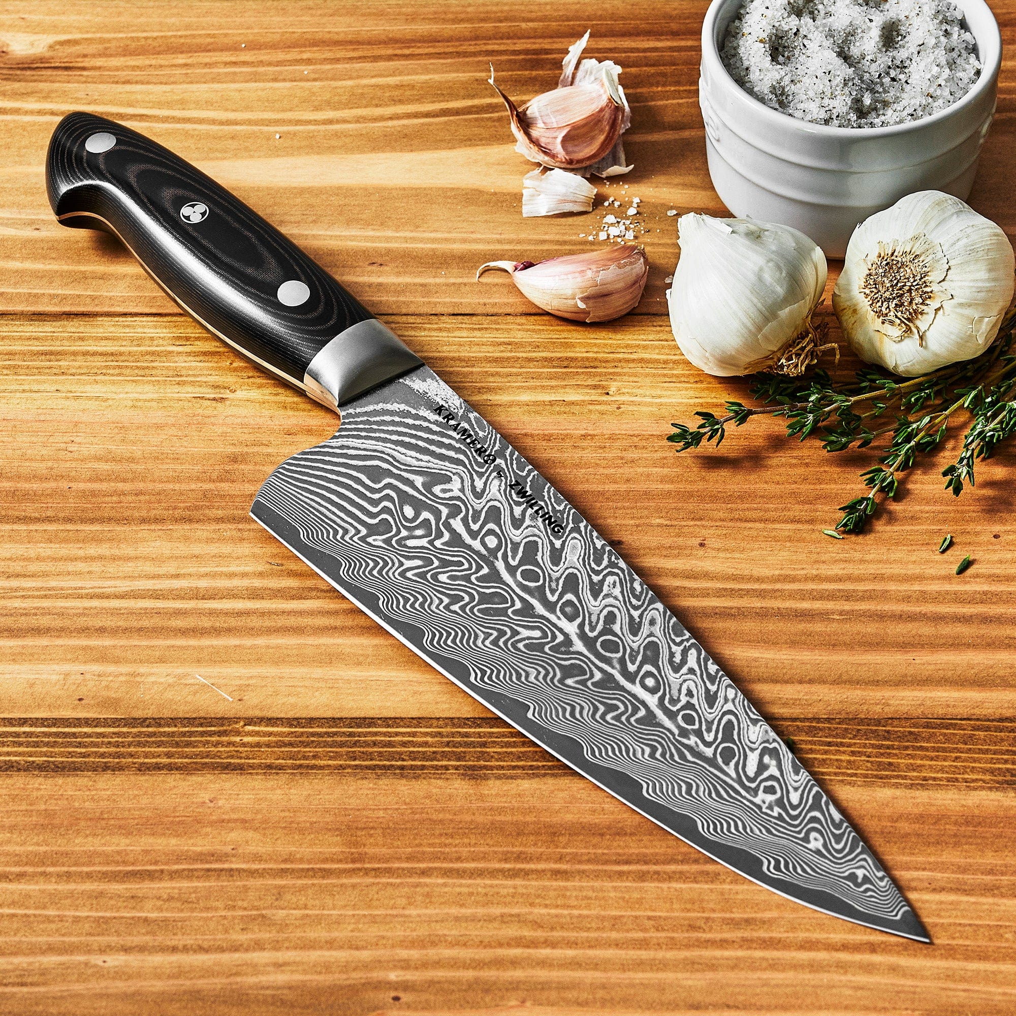 Kramer by Zwilling Euroline Damascus Collection 8-inch Chef's Knife