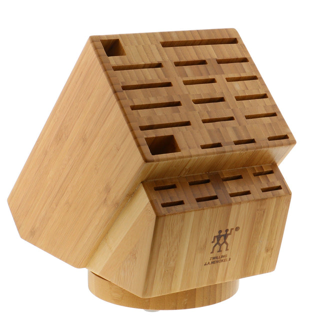 Zwilling 26-slot Bamboo Swivel Knife Block