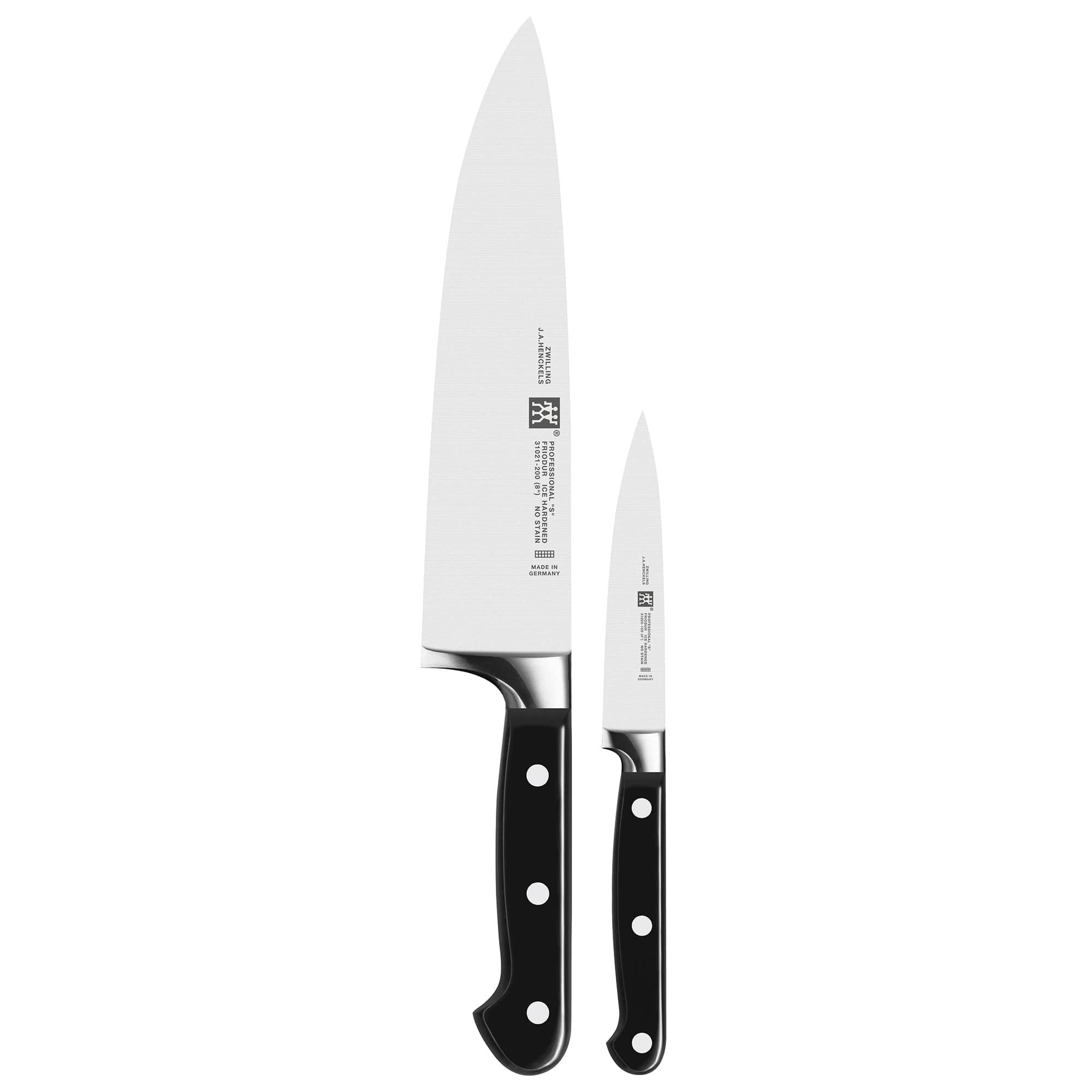 Zwilling Professional "S" 2-pc Classic Chef's Knife Set