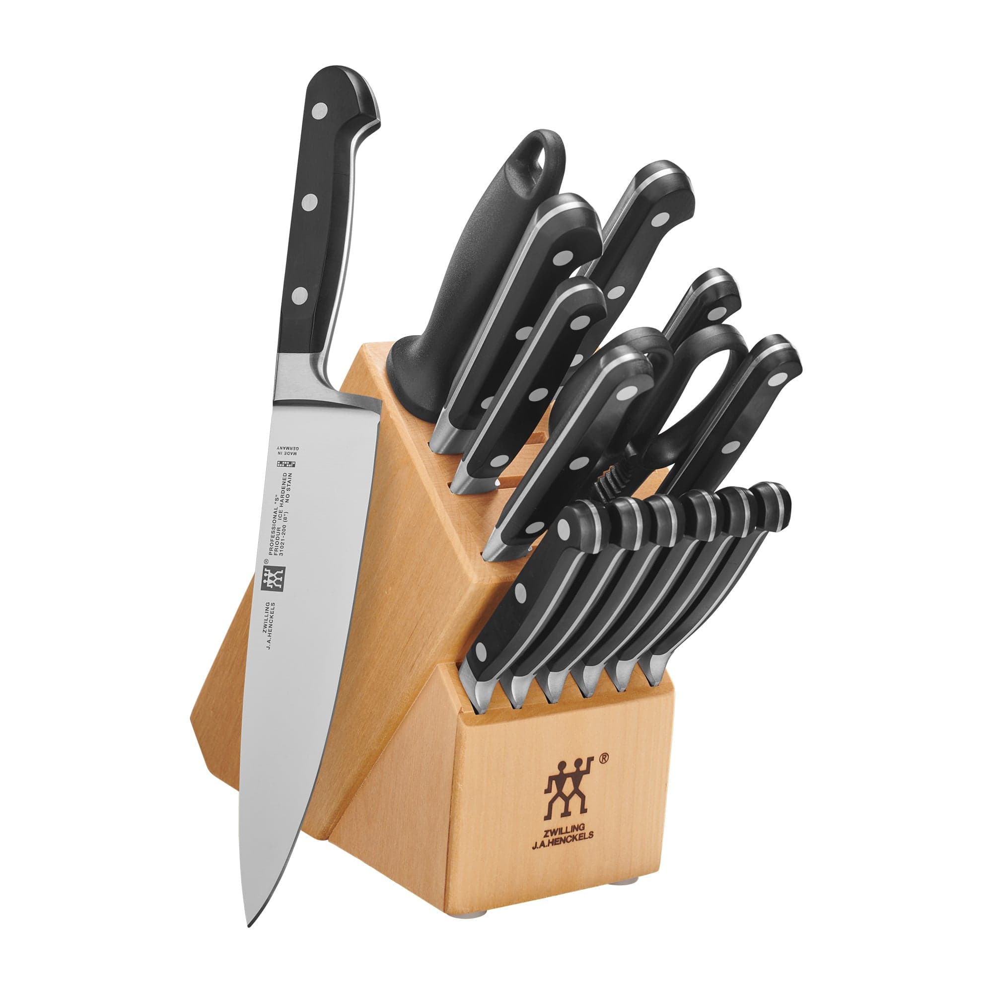 Zwilling Professional "S" 16-pc Knife Block Set -  Natural