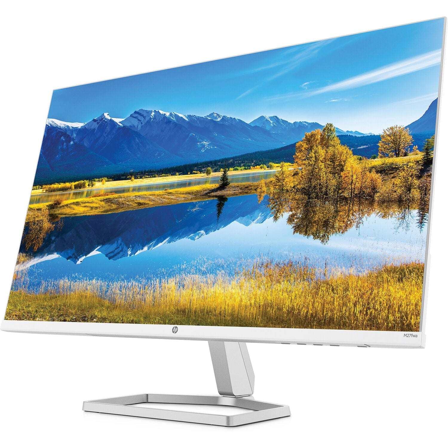 HP M27fwa 27" FHD IPS LED Backlit Monitor, White - Refurbished