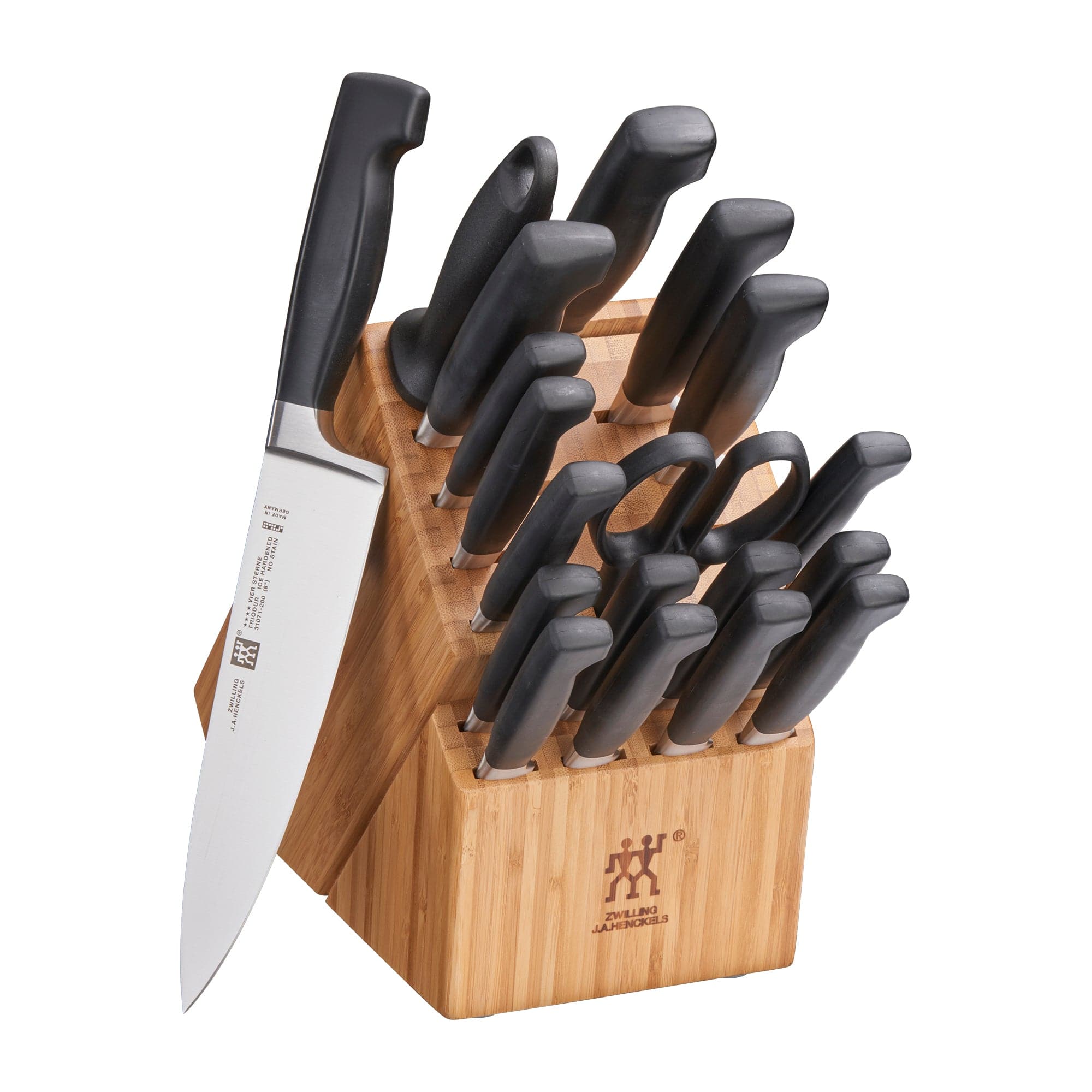 Zwilling Four Star 20-pc Knife Block Set