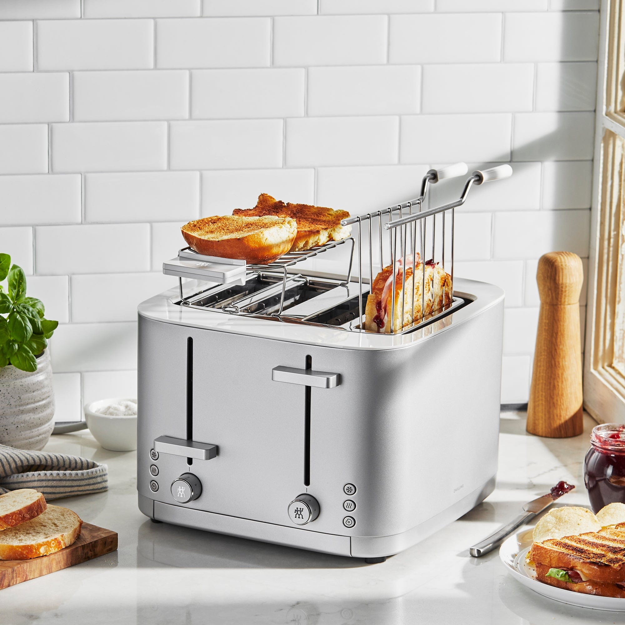 Zwilling Enfinigy Toaster Bun Warmer - Short - White