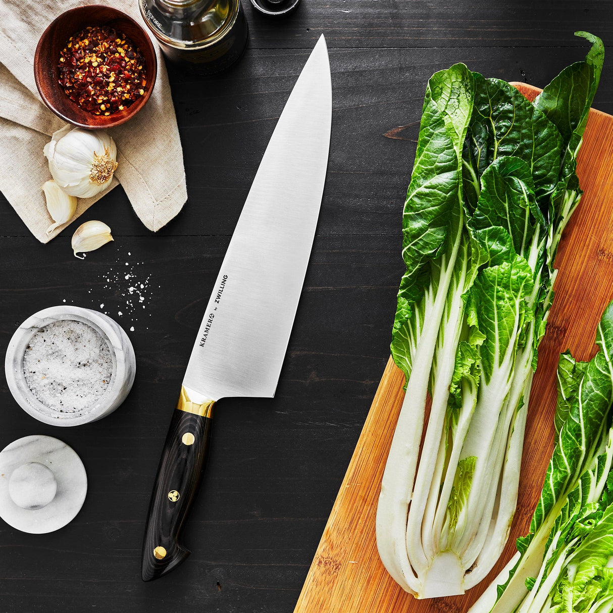 Kramer by Zwilling Euroline Carbon Collection 2.0 10-inch Chef's Knife
