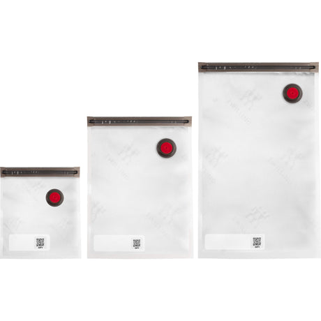 Zwilling Fresh & Save 20-pc Assorted Sizes Vacuum Sealer Bags, Reusable Sous Vide Bags
