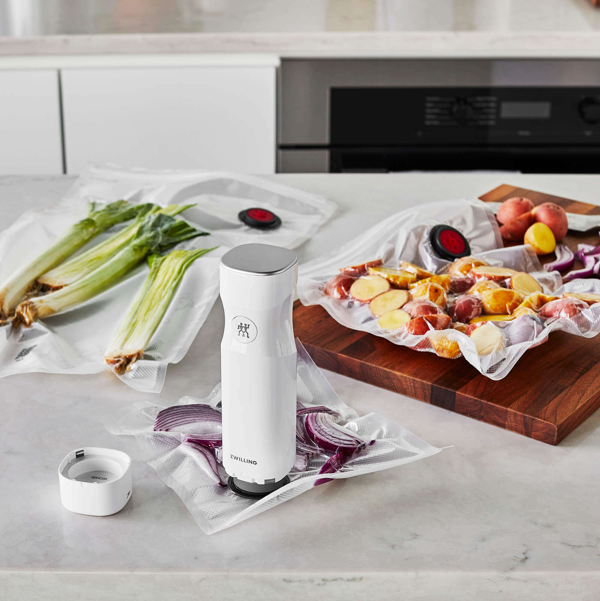 Zwilling Fresh & Save 10-pc Small Vacuum Sealer Bags 1/2 Gallon, Reusable Snack Bags, Meal Prep