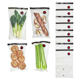 Zwilling Fresh & Save 12-Piece Large Vacuum Sealer Bags, 2 1/4 Gallon Reusable Sous Vide Bags, Meal Prep