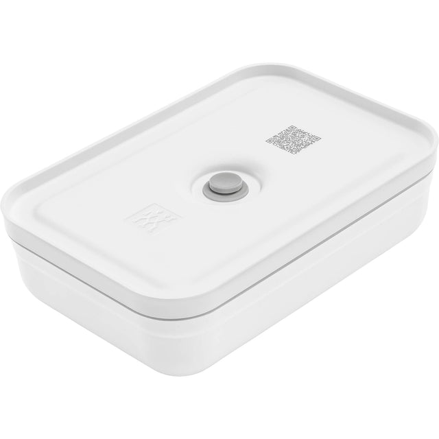 Zwilling Fresh & Save Plastic Flat Lunch Box, Airtight Food Storage Container, Meal Prep Container, BPA-Free, Grey - Large