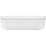Zwilling Fresh & Save Plastic Flat Lunch Box, Airtight Food Storage Container, Meal Prep Container, BPA-Free, Grey - Large