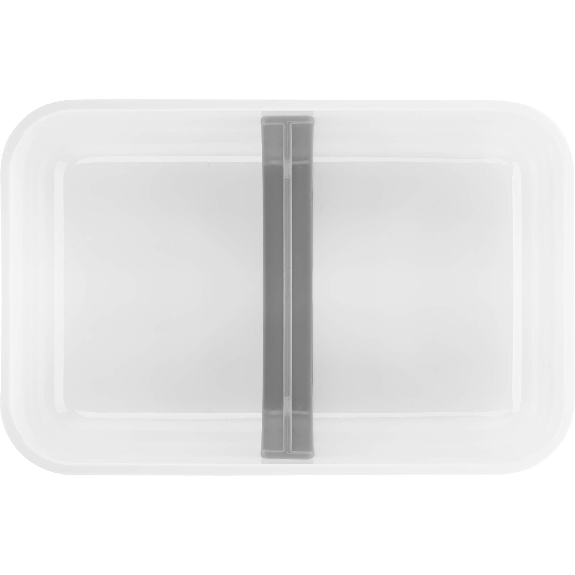 Zwilling Fresh & Save Plastic Flat Lunch Box, Airtight Food Storage Container, Meal Prep Container, BPA-Free, Grey - Large