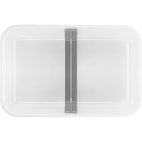 Zwilling Fresh & Save Plastic Flat Lunch Box, Airtight Food Storage Container, Meal Prep Container, BPA-Free, Grey - Large