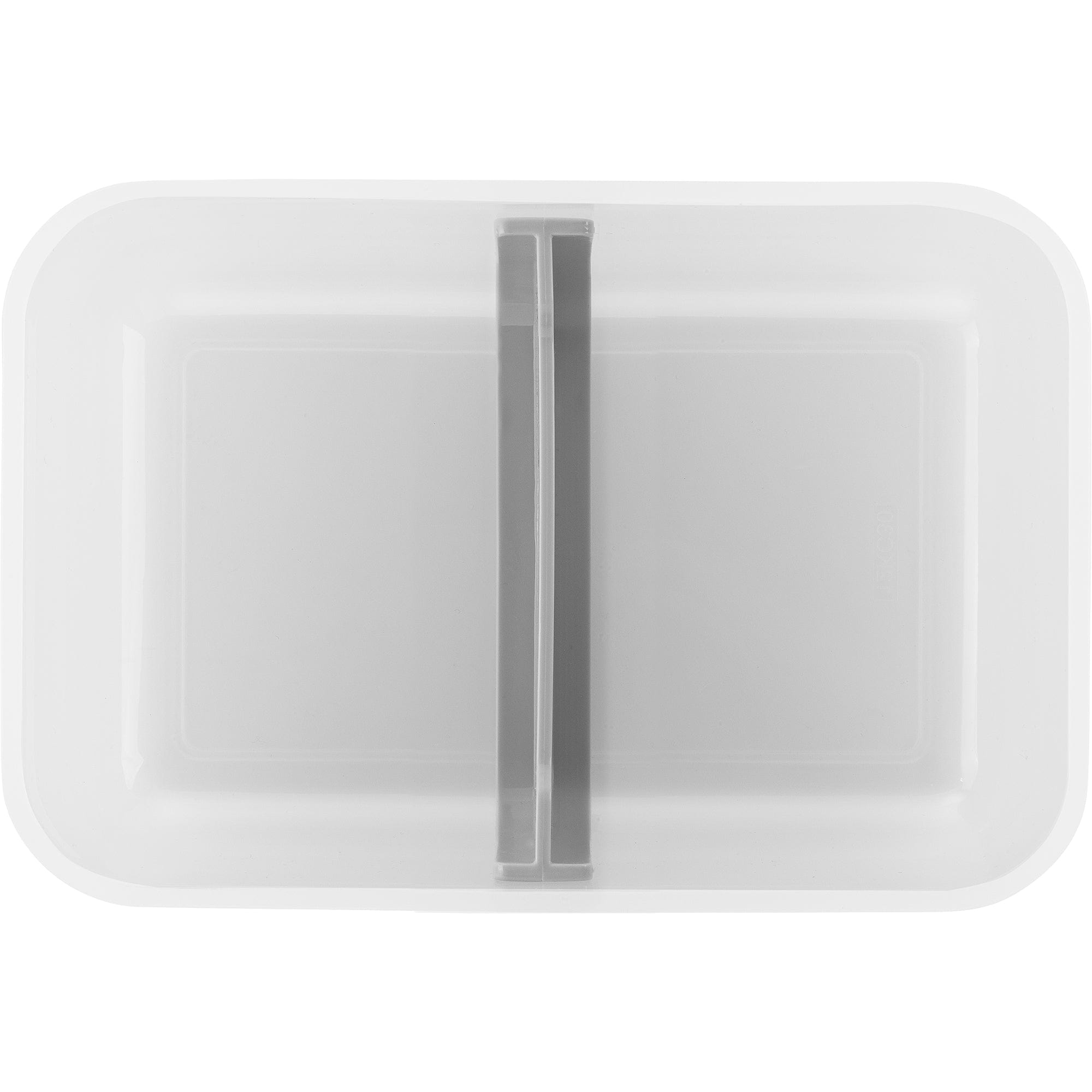 Zwilling Fresh & Save Plastic Lunch Box, Airtight Food Storage Container, Meal Prep Container, BPA-Free, Grey, Semitransparent - Large