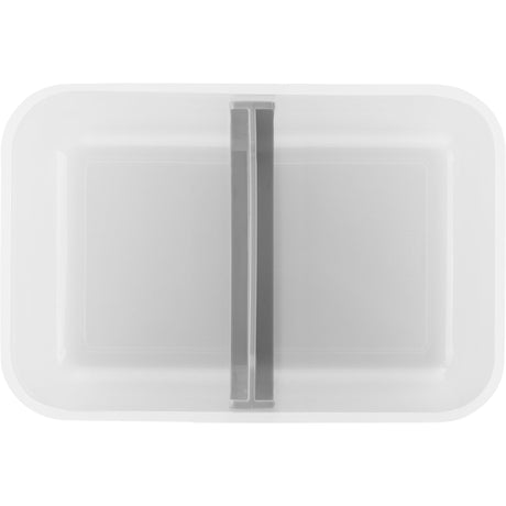 Zwilling Fresh & Save Plastic Lunch Box, Airtight Food Storage Container, Meal Prep Container, BPA-Free, Grey, Semitransparent - Large