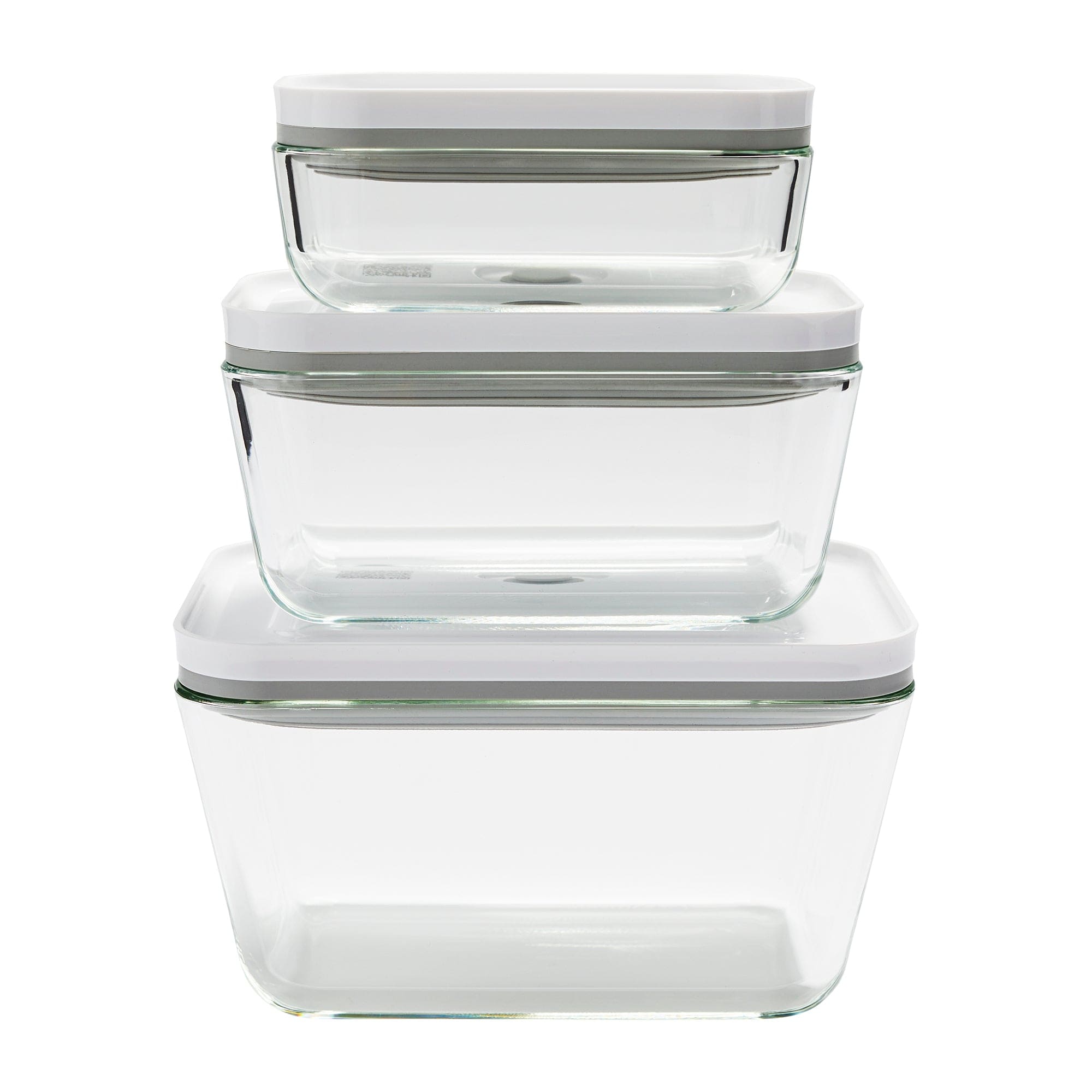 Zwilling Fresh & Save 3-pc Glass Food Storage Container, Meal Prep Container- Assorted Sizes