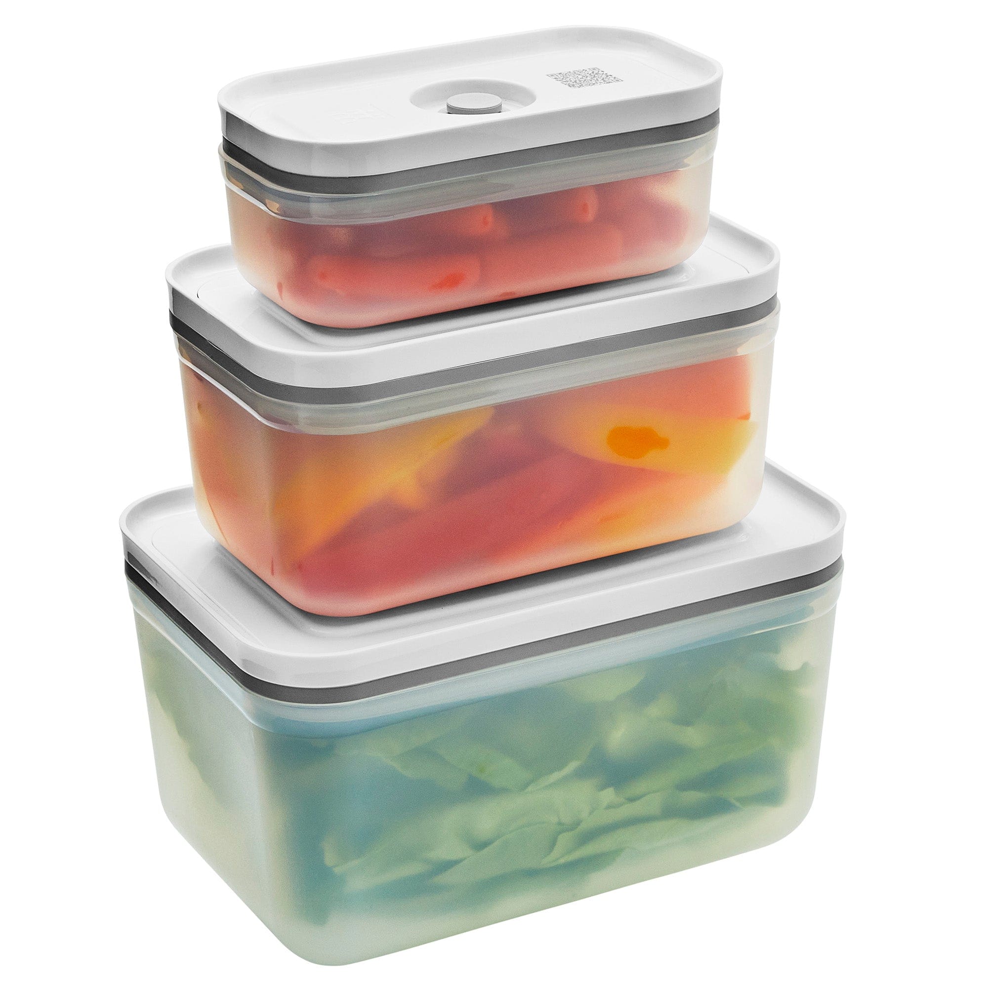 Zwilling Fresh & Save 3-pc Plastic Food Storage Container, Meal Prep Container, BPA-Free- Assorted Sizes