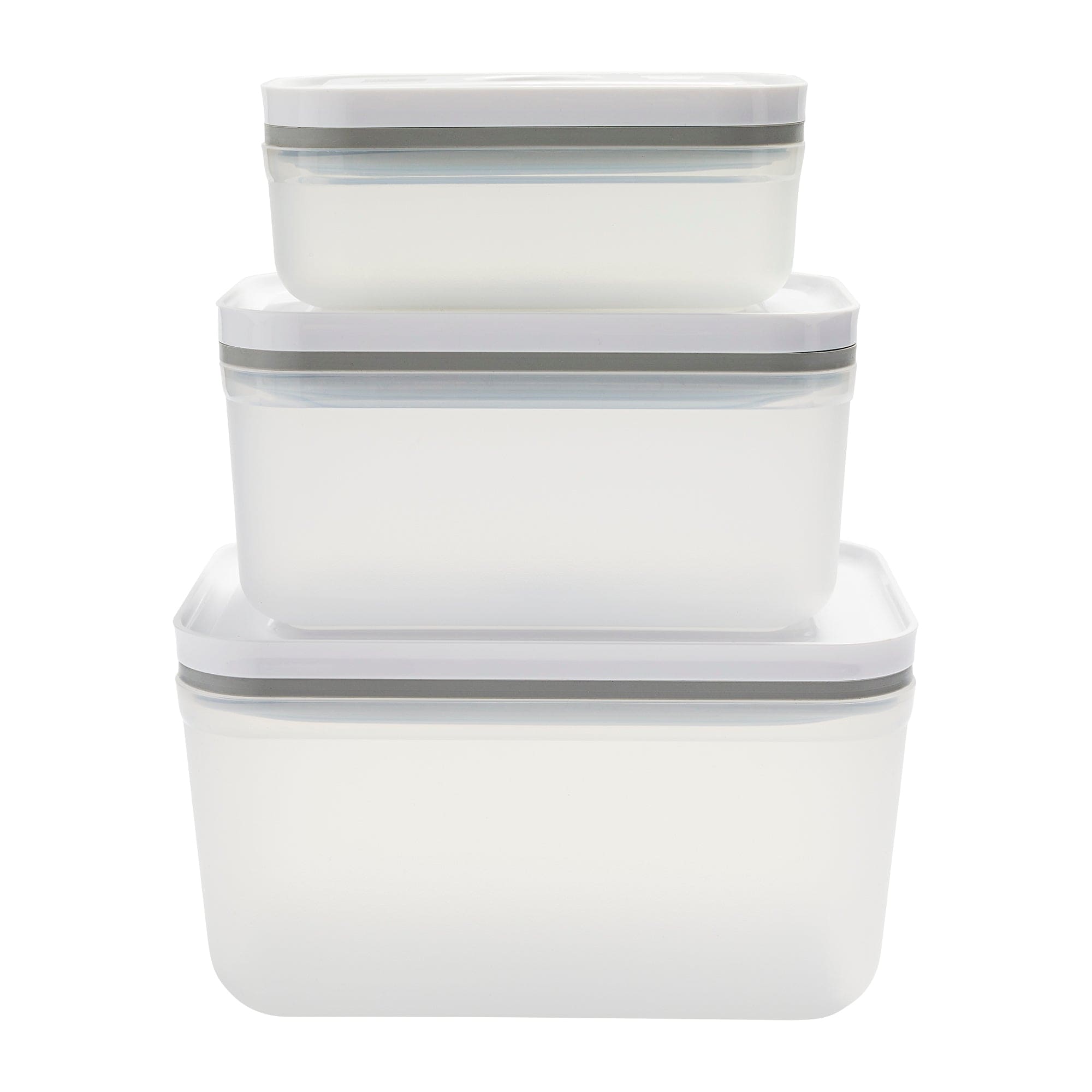 Zwilling Fresh & Save 3-pc Plastic Food Storage Container, Meal Prep Container, BPA-Free- Assorted Sizes