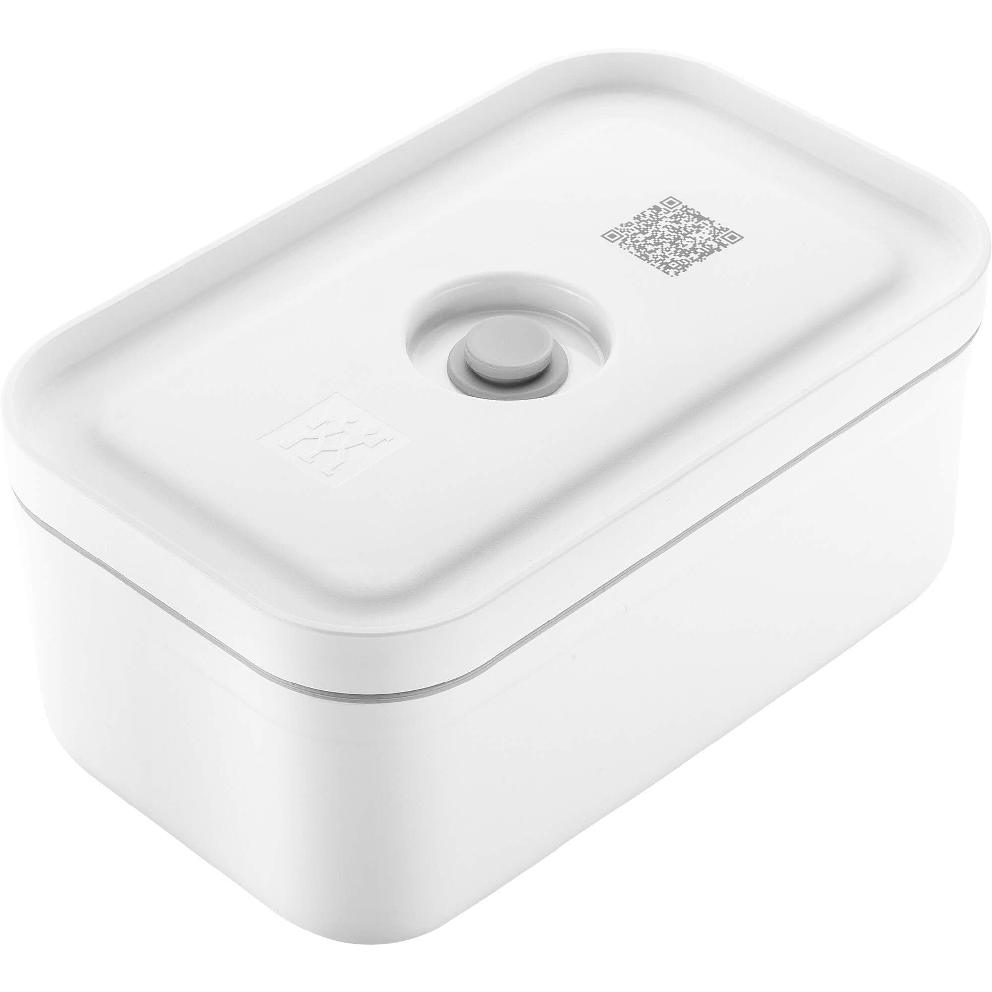 Zwilling Fresh & Save Plastic Lunch Box, Airtight Food Storage Container, Meal Prep Container, BPA-Free, White - Medium