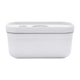 Zwilling Fresh & Save Plastic Lunch Box, Airtight Food Storage Container, Meal Prep Container, BPA-Free, White - Medium