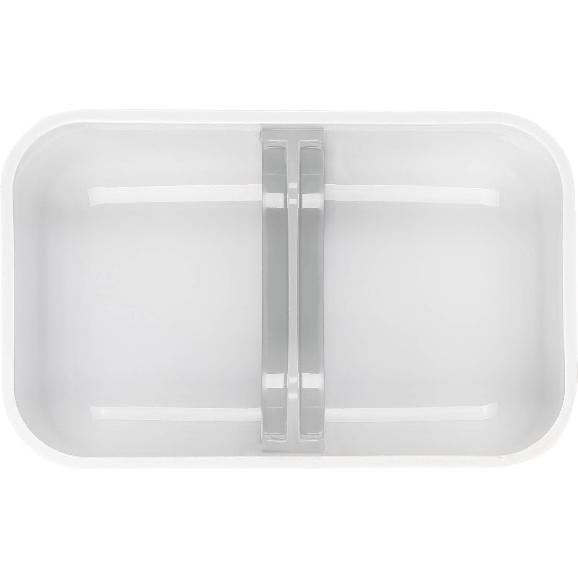 Zwilling Fresh & Save Plastic Lunch Box, Airtight Food Storage Container, Meal Prep Container, BPA-Free, White - Medium