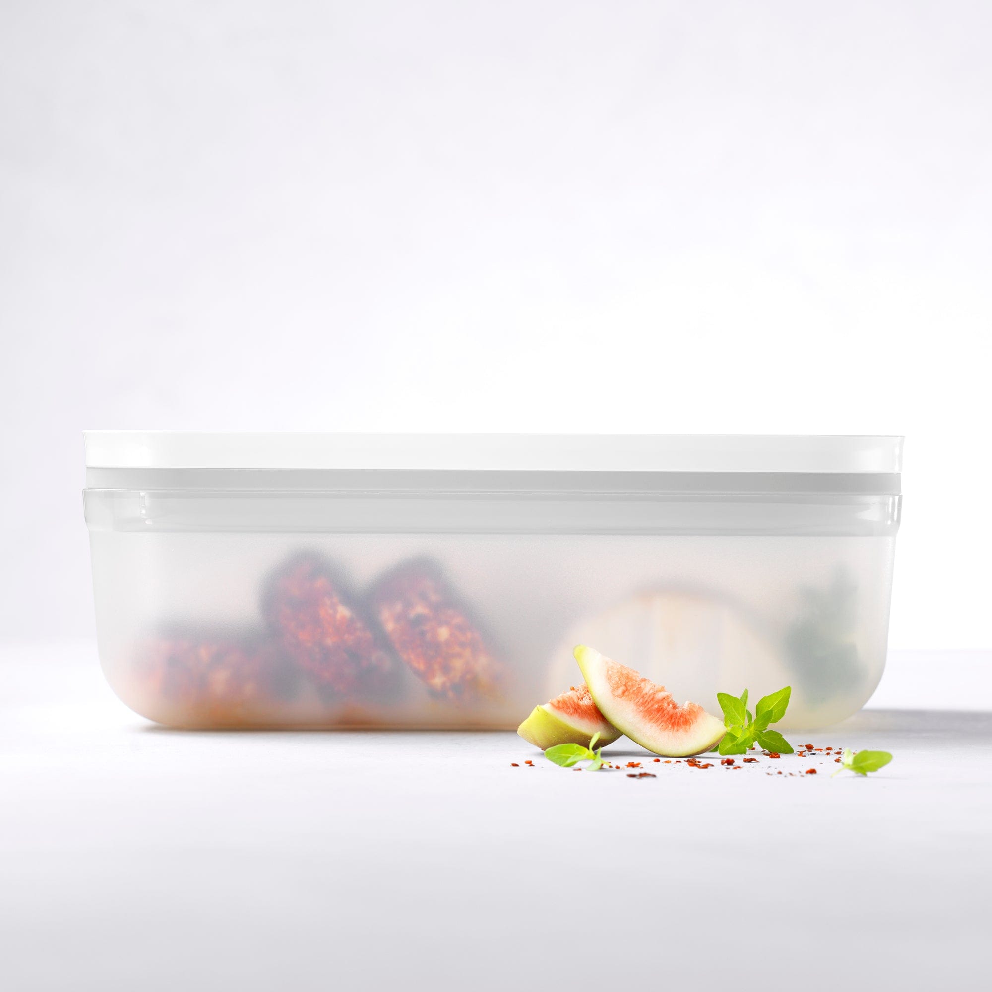 Zwilling Fresh & Save Plastic Fridge Box, Airtight Food Storage Container, Meal Prep Container, BPA-Free, Grey