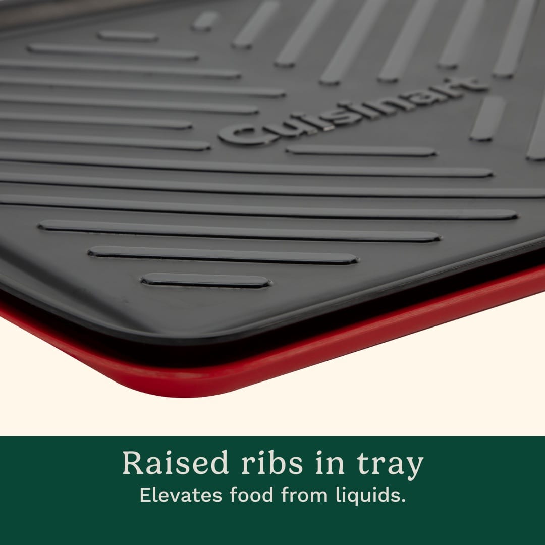 Cuisinart Grilling Prep and Serve Melamine Trays, Large