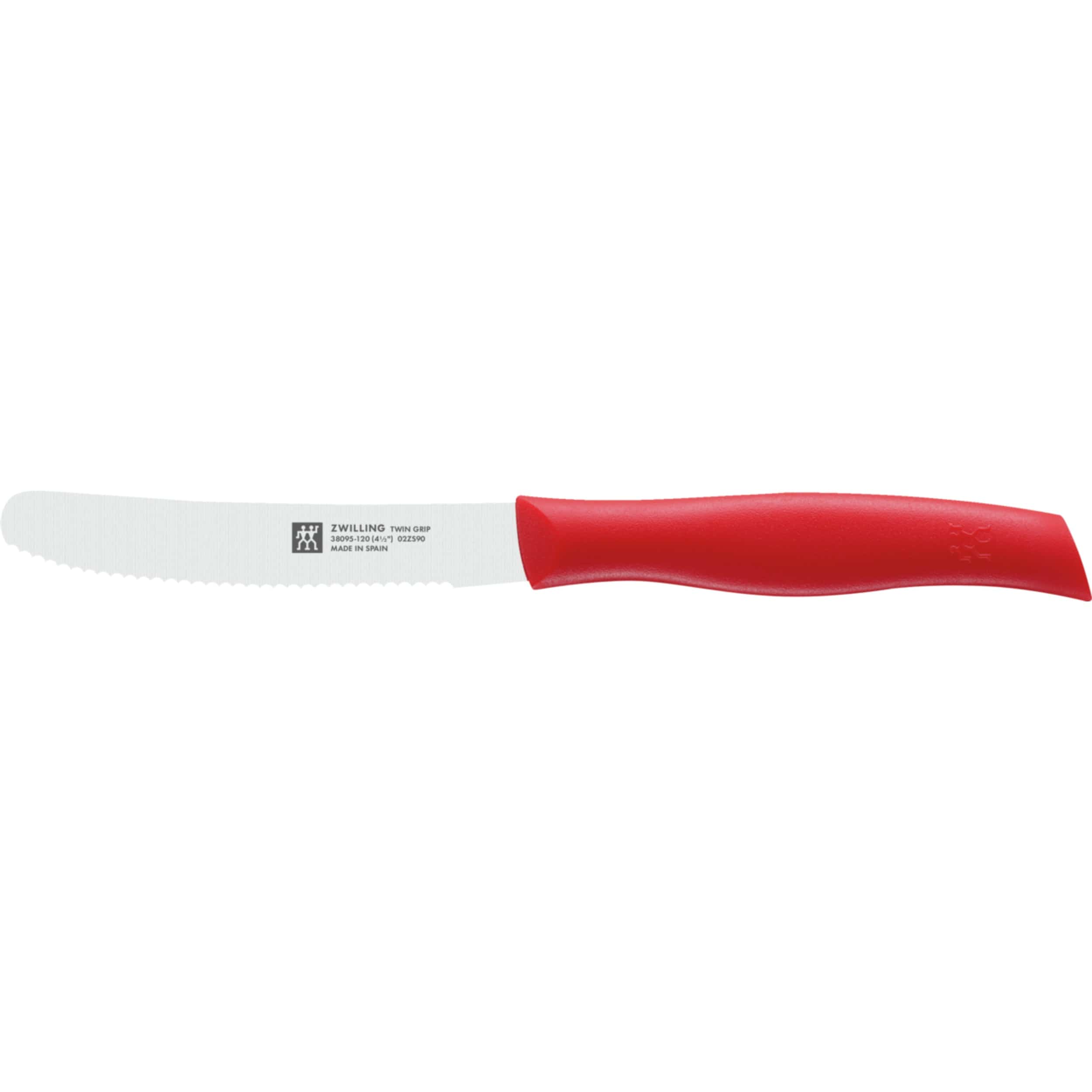 Zwilling Twin Grip 4-pc Multi-Colored Paring Knife Set