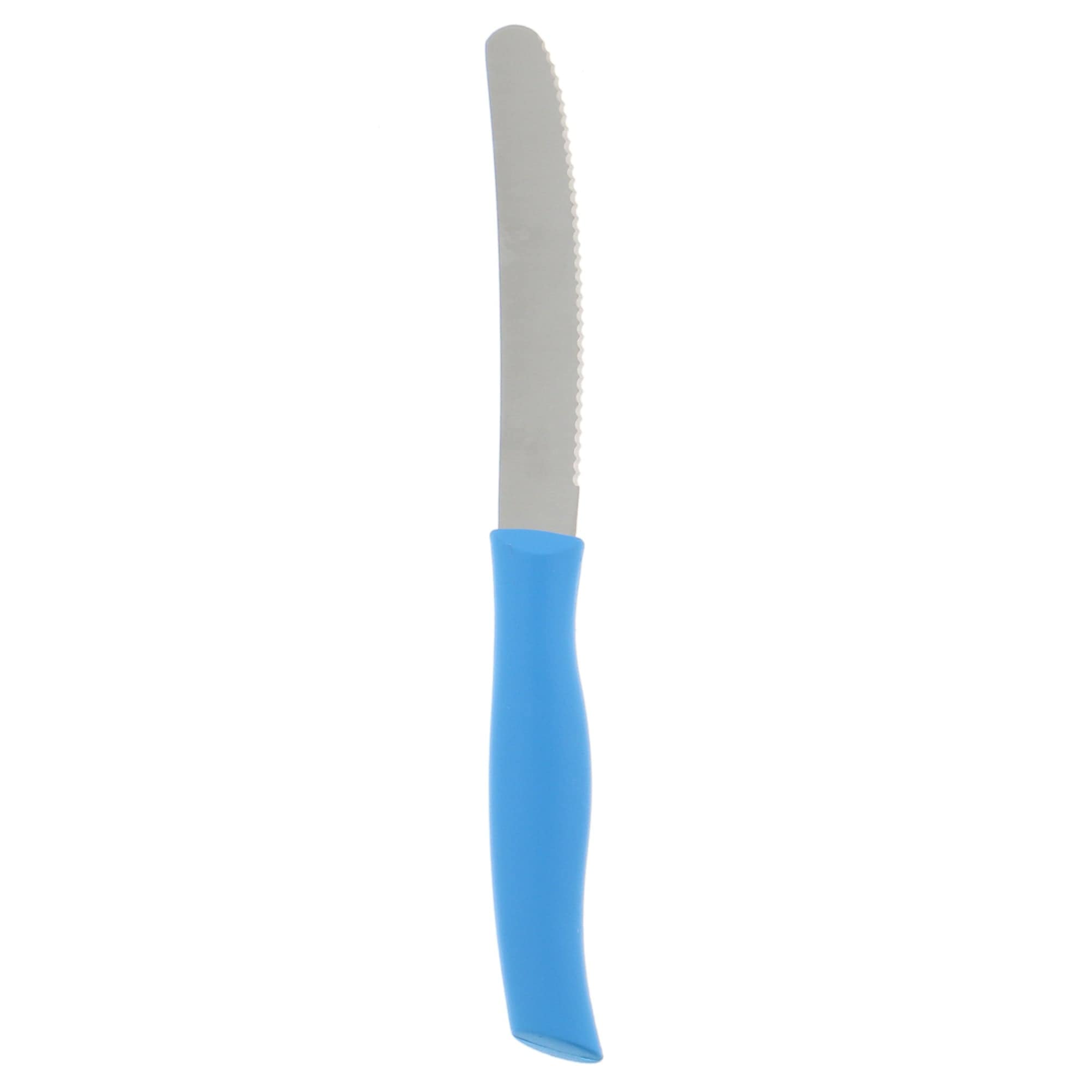 Zwilling Twin Grip 4.5-inch  Serrated Utility Knife - Blue