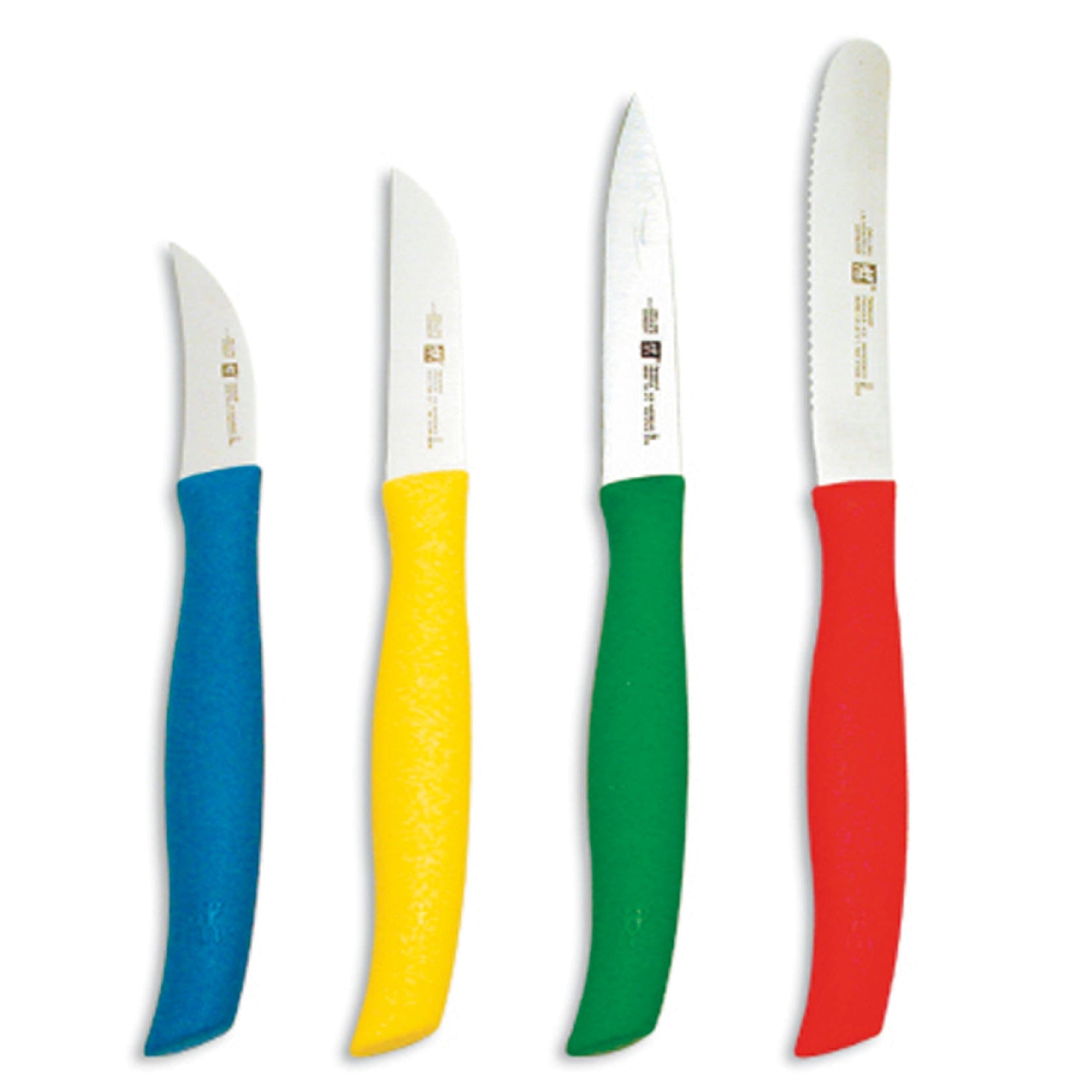 Zwilling Twin Grip 4-pc Multi-Colored Paring Knife Set