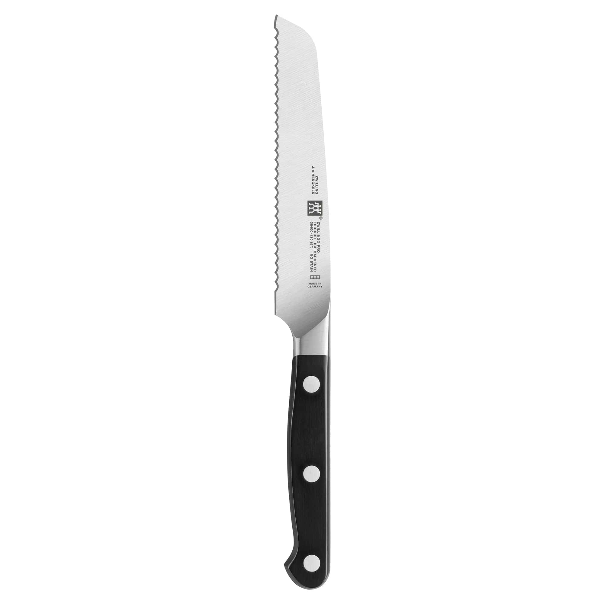 Zwilling Pro 5-inch Serrated Utility Knife