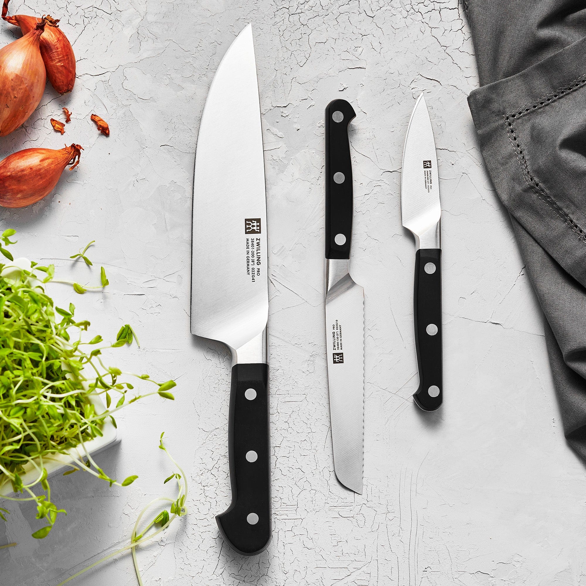 Zwilling Pro 3-pc Starter Knife Set