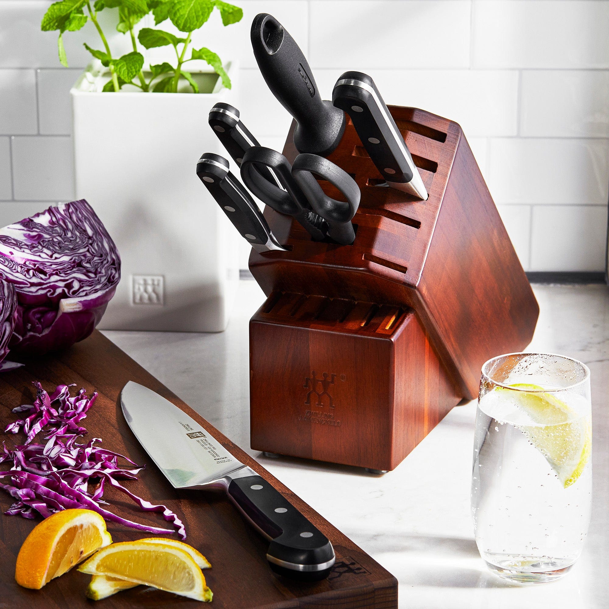 Zwilling Pro 7-pc Knife Block Set