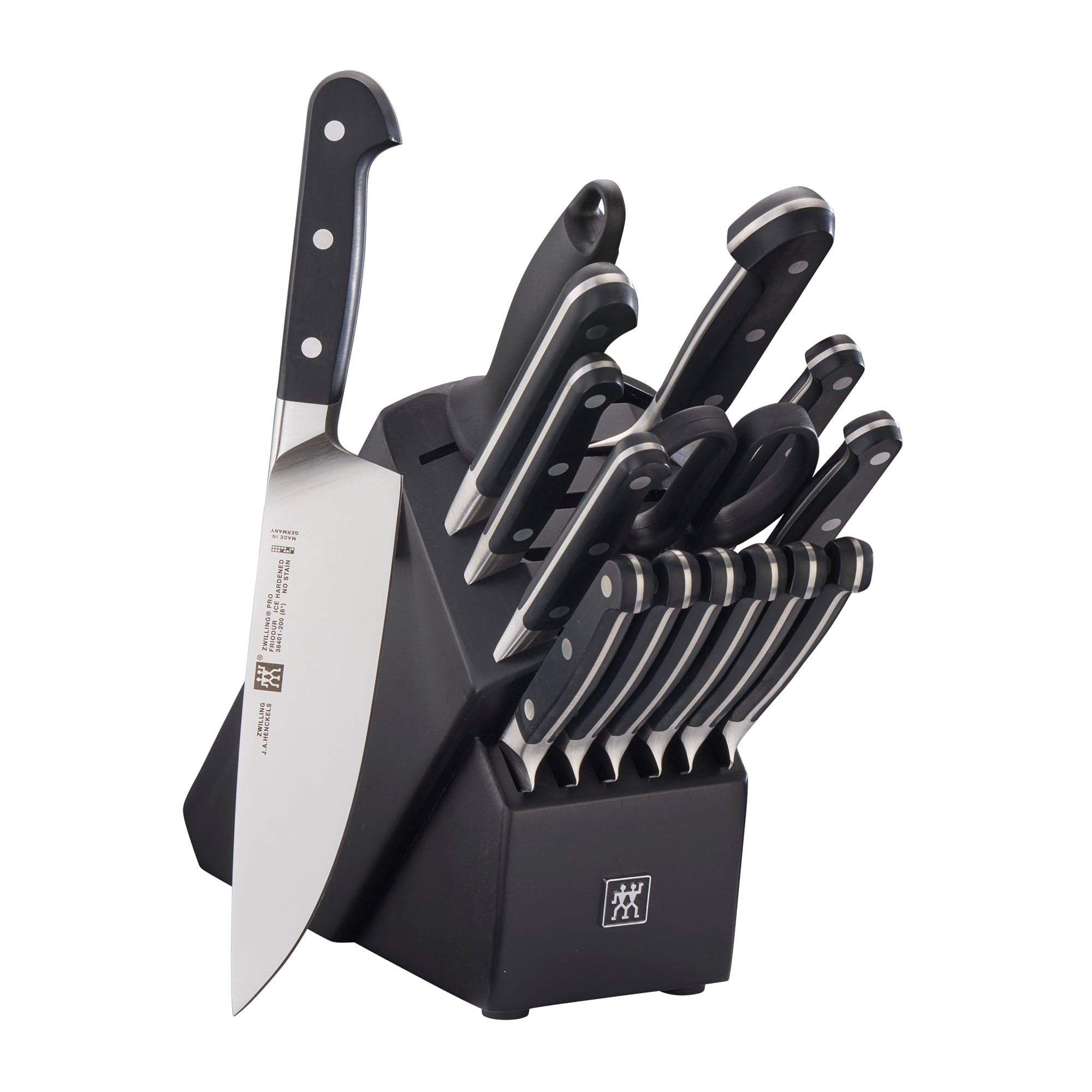 Zwilling Pro 16-pc Knife Block Set - Black