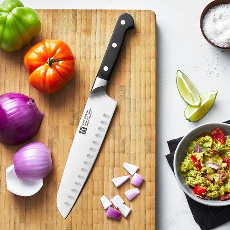 Zwilling Pro 7-inch Hollow Edge Santoku Knife