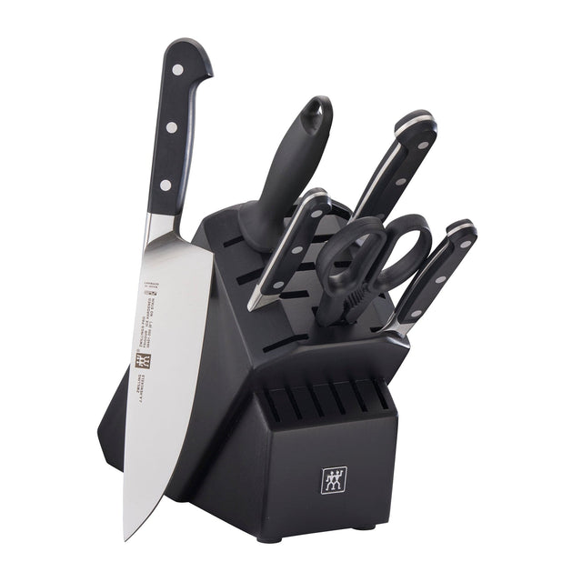 Zwilling Pro 7-pc Knife Block Set - Black